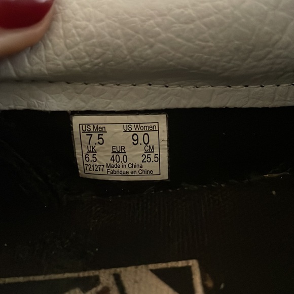 Unisex Slip on Vans Navy with Stripes - Picture 3 of 3